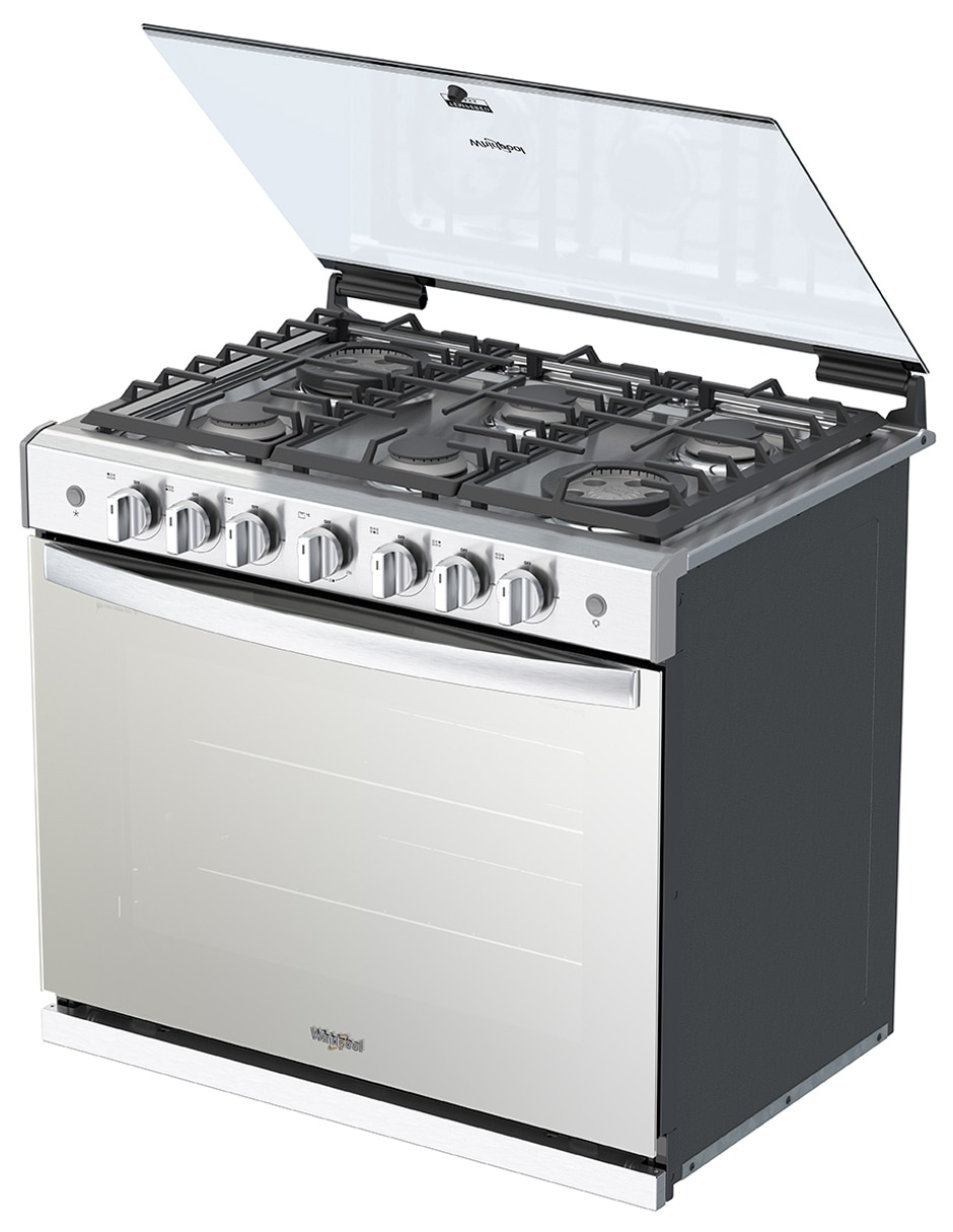 Estufa empotrable a Gas LP 76 cm WER5000S de 6 quemadores 8