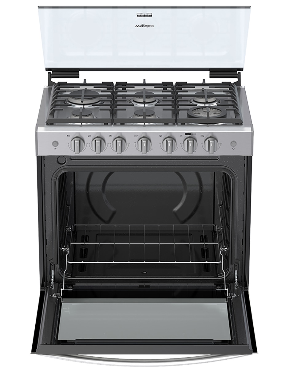 Estufa empotrable a Gas LP 76 cm WER5100S de 6 quemadores 2
