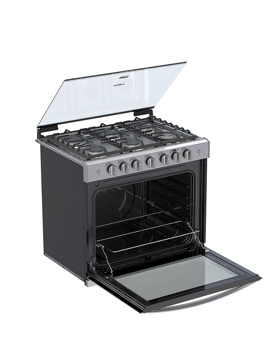 Estufa empotrable a Gas LP 76 cm WER5100S de 6 quemadores 4