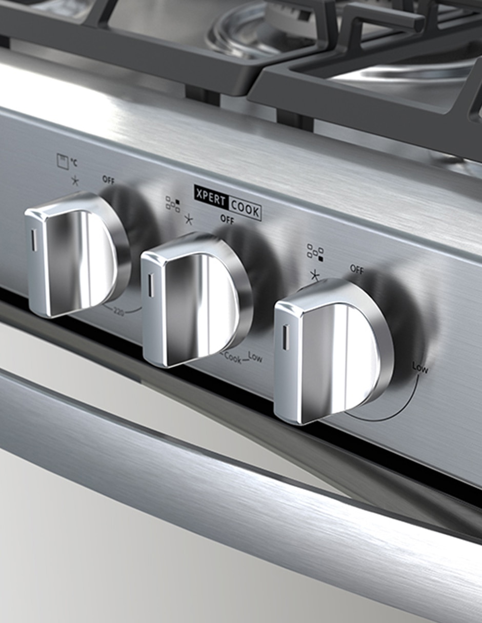Estufa empotrable a Gas LP 76 cm WER7000S de 5 quemadores 4