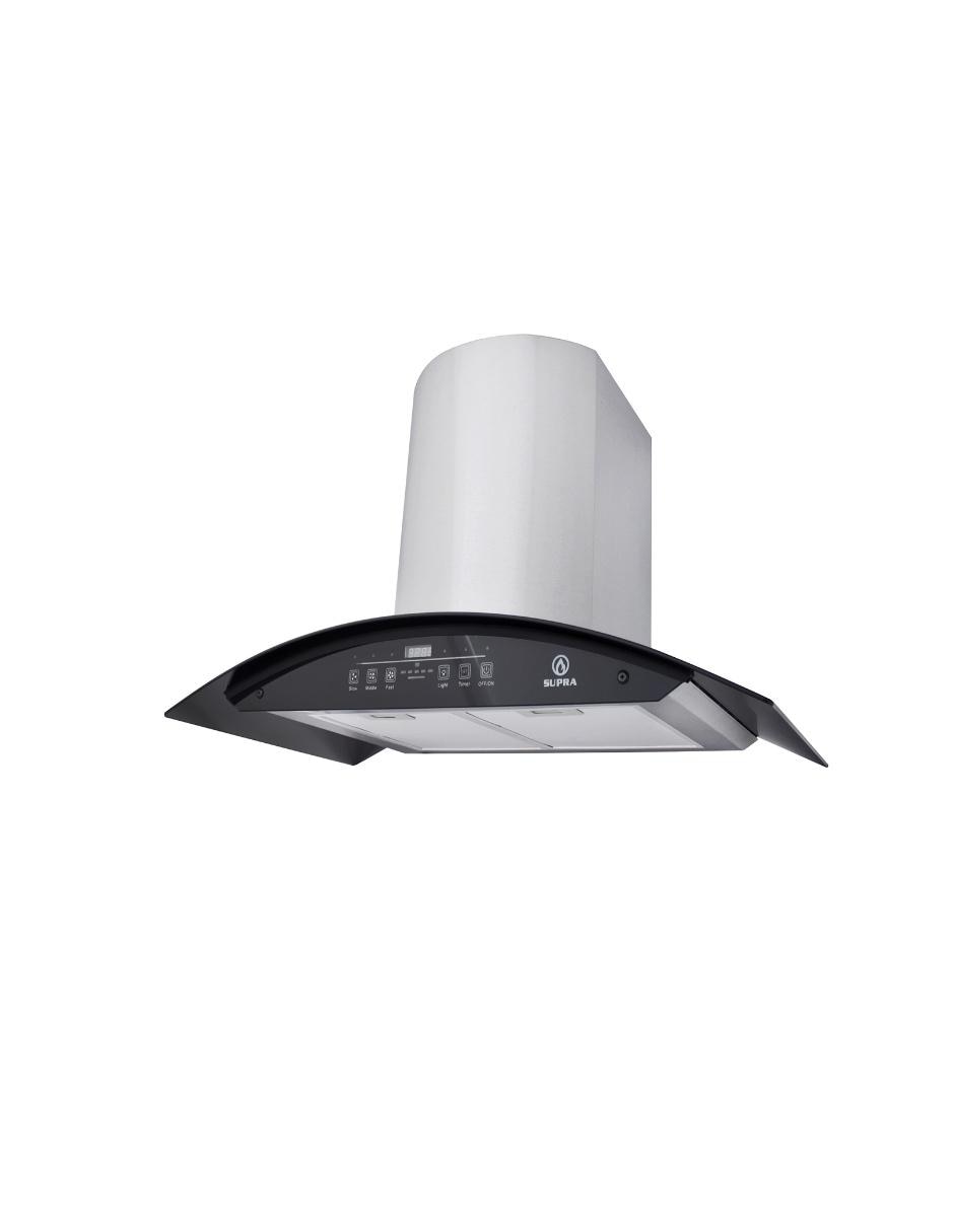 Campana de pared CC-90-AC de acero inoxidable 2