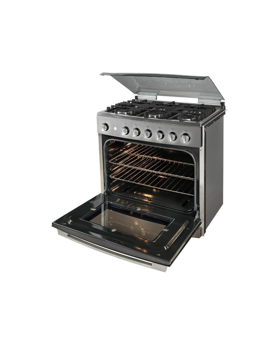 Estufa empotrable a Gas LP 79 cm EMGG8660SRX de 6 quemadores 6