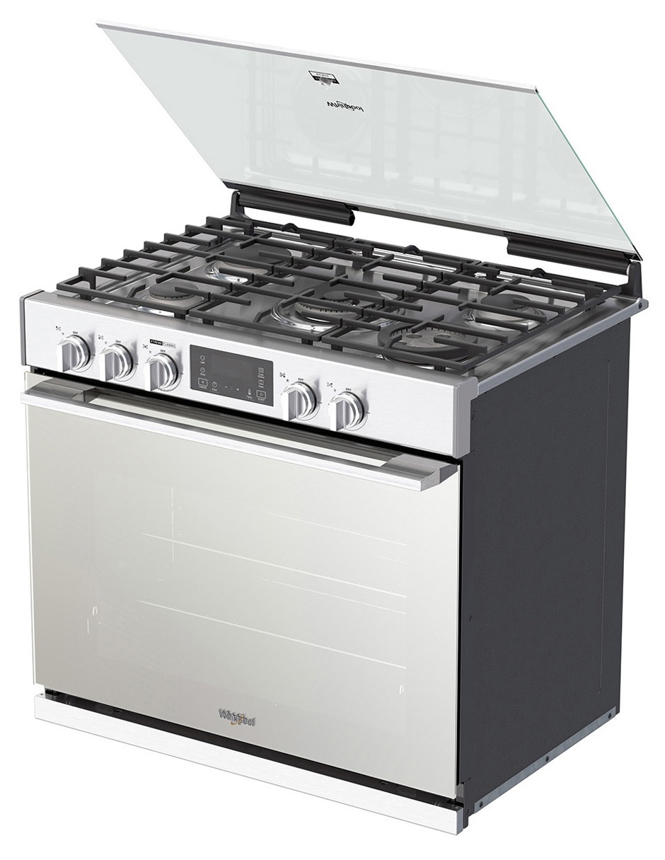 Estufa empotrable a Gas LP 76 cm WER9000S de 5 quemadores 2