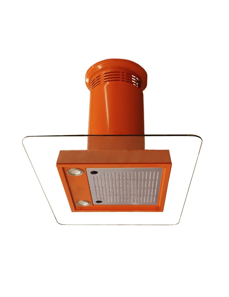 Campana de isla HER 90 CM C de cristal templado 5