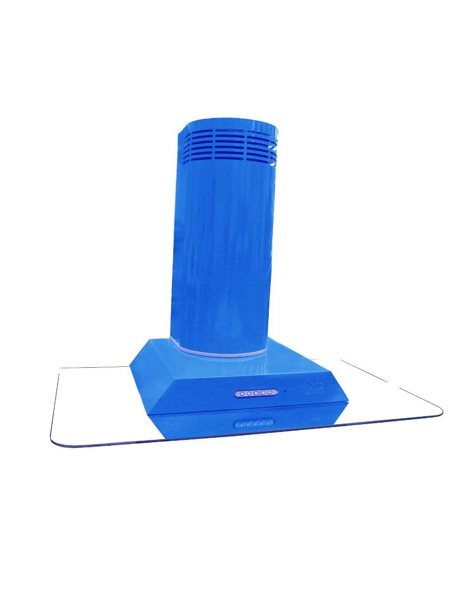Campana de pared CA HER 090 P de cristal templado 3