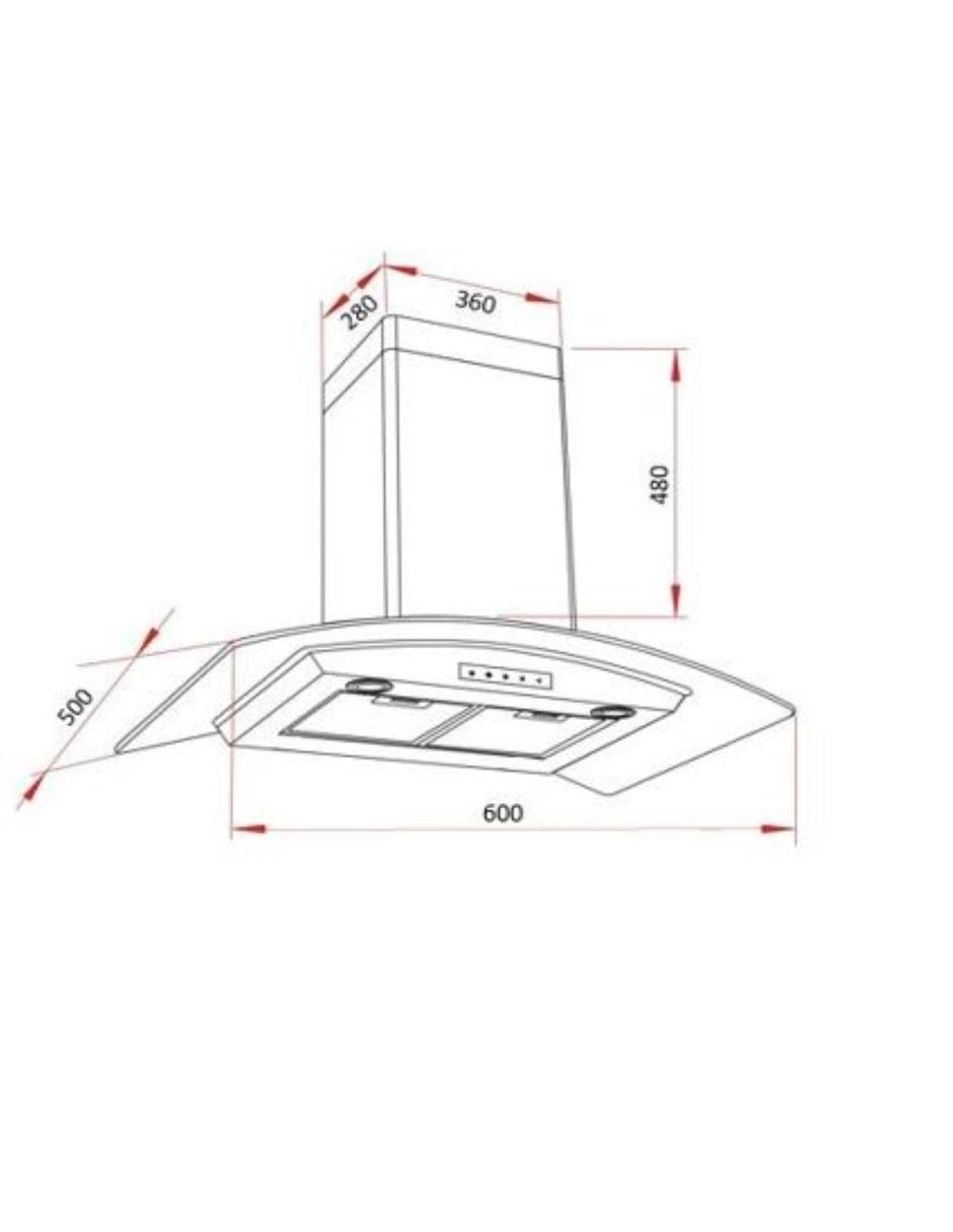 Combo campana de cocina Marex Plus + Vulcano de acero inoxidable 2