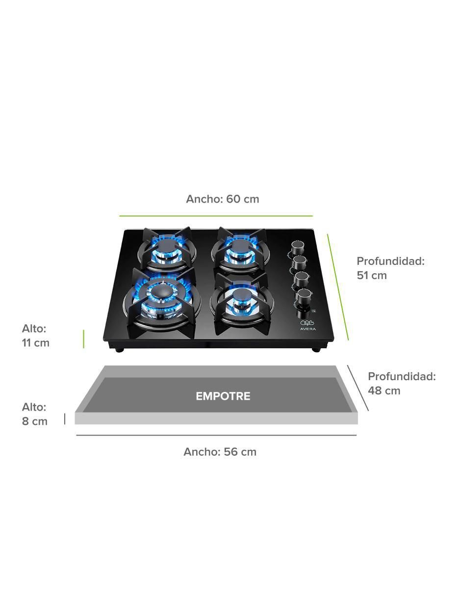 Parrilla multigas empotrable Premium 9
