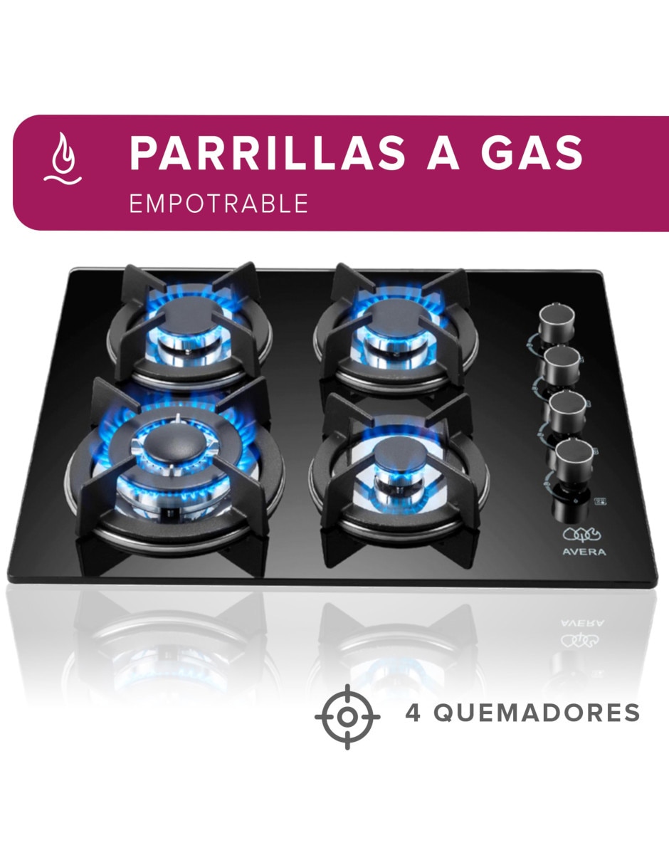 Parrilla de gas empotrable VT4 2