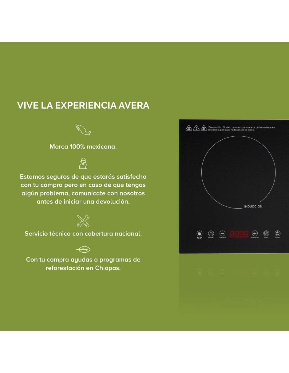 Parrilla a inducción empotrable 8