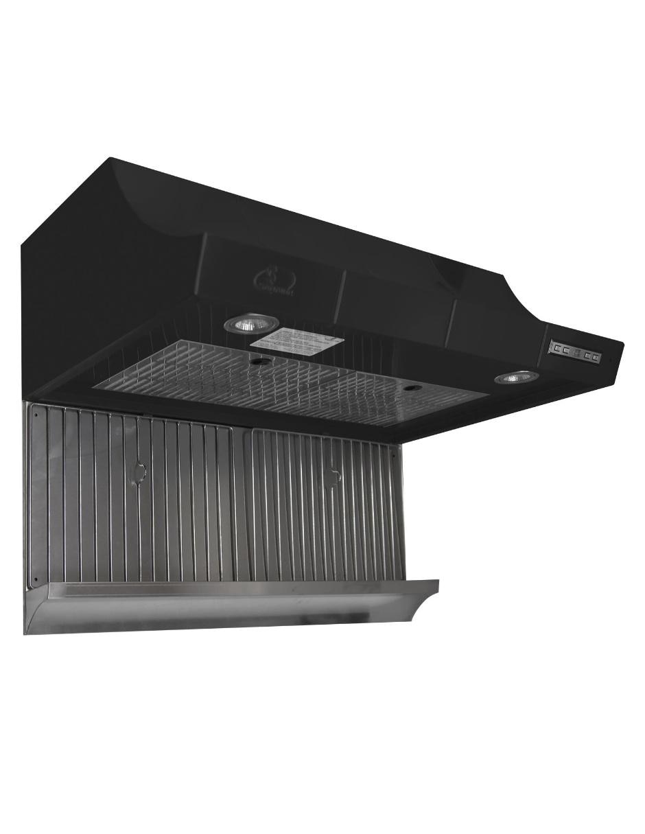 Campana de pared ACAPULCO PA 80CM de acero inoxidable
