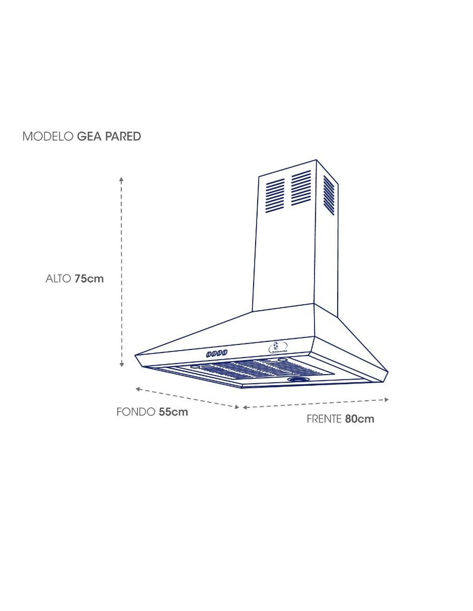 Campana de pared GEA de acero 2