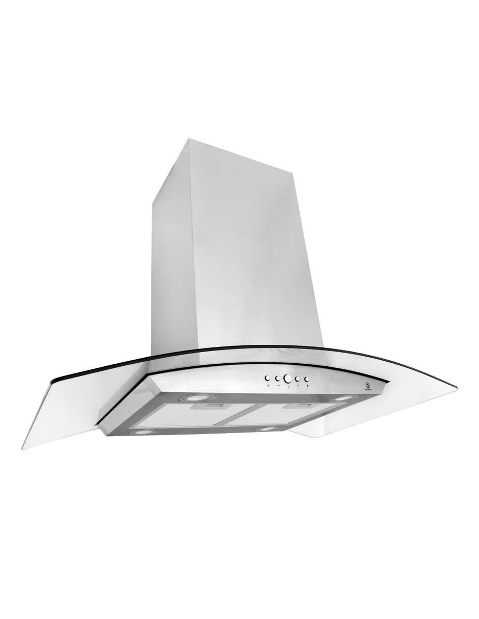Campana de isla CI-90 de vidrio 2