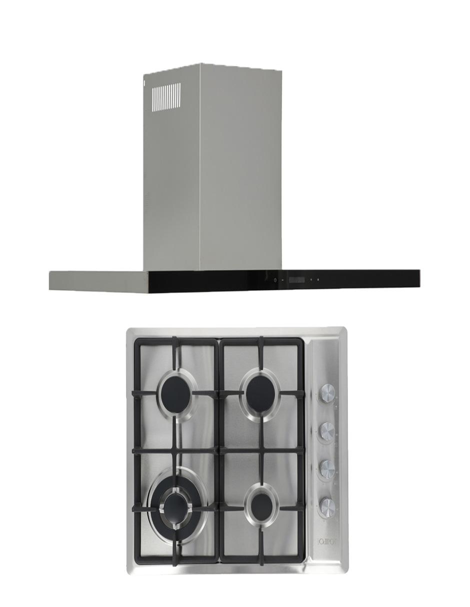 Campana de pared TEMAX + VULCANO de acero inoxidable Campana de pared TEMAX + VULCANO de acero inoxidable