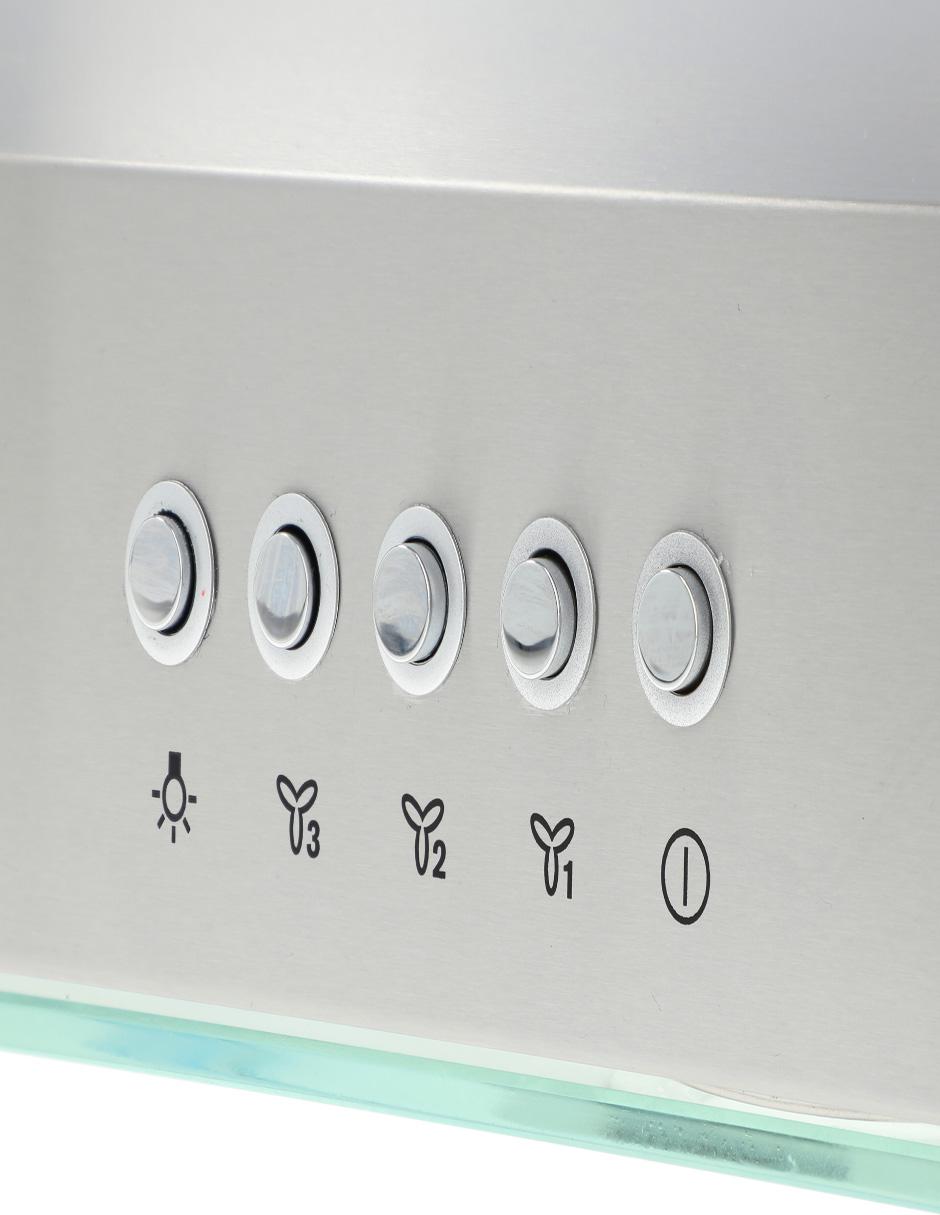 Campana de pared Thory 50 de acero inoxidable 8