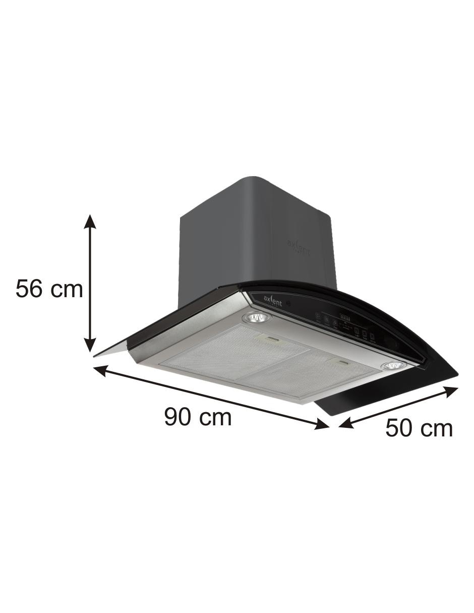Campana de pared MAMMA MIA BLACK de acero inoxidable 2