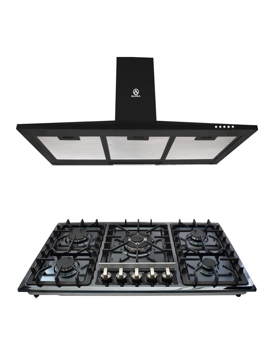 Combo campana de cocina C9-73-AN de acero inoxidable