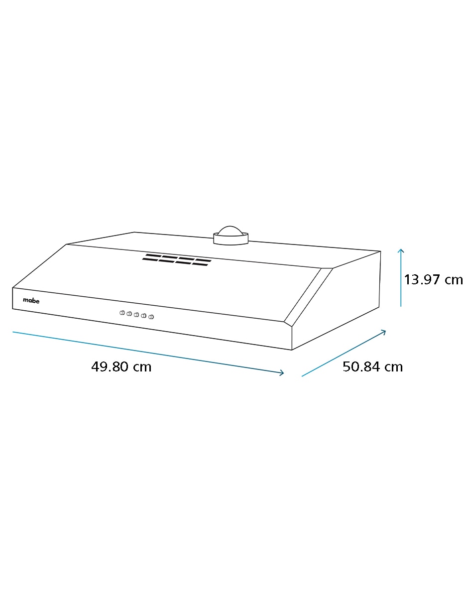 Campana de pared CMPU501GX0 de acero 10