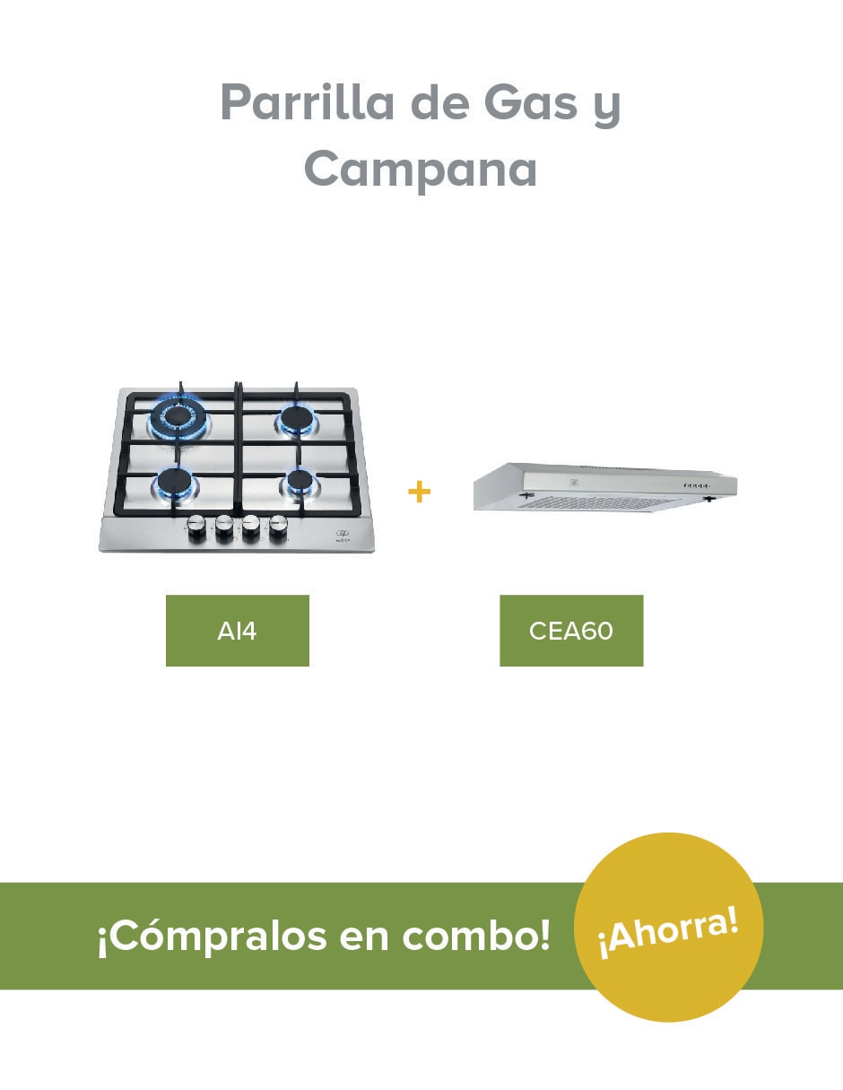 Parrilla a gas lp empotrable 2