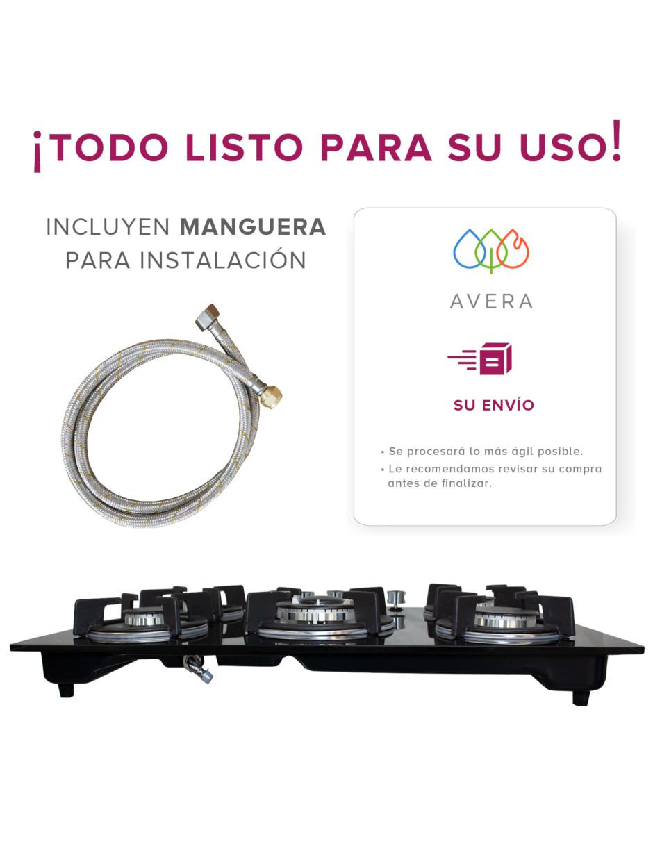 Parrilla a gas lp empotrable 5