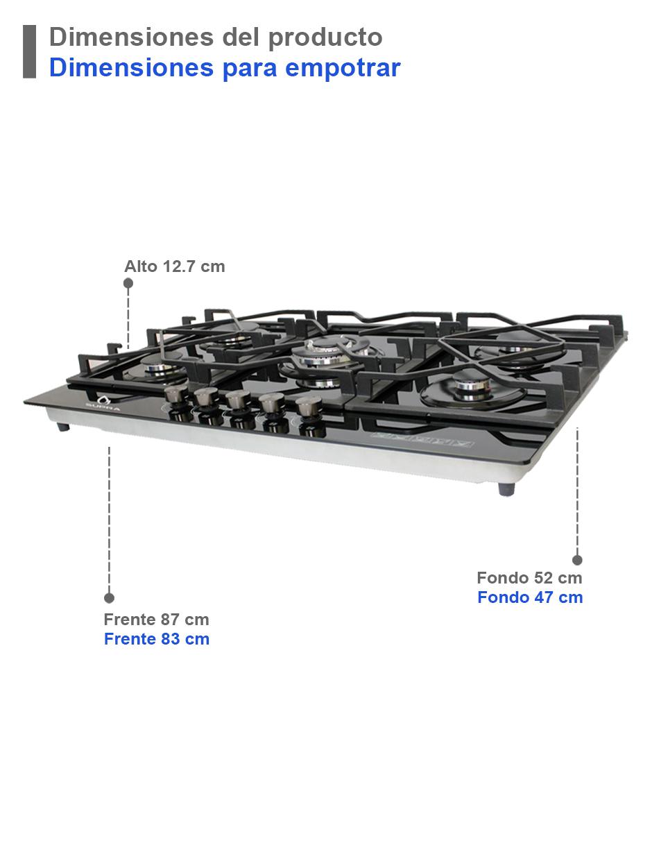 Combo campana de cocina Varenna de acero inoxidable 4