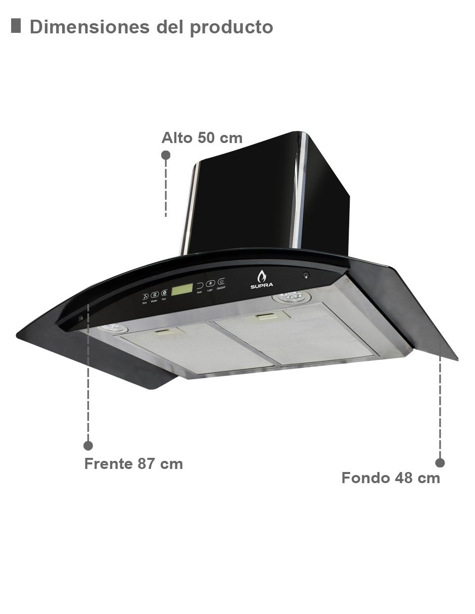Campana de pared Portofino supra de acero inoxidable 4