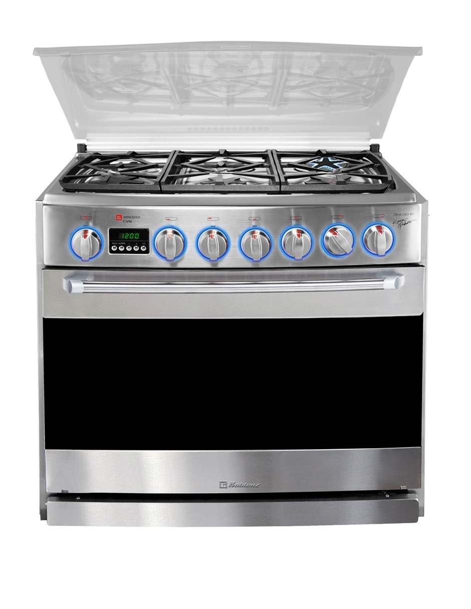 Estufa empotrable Estufa: 76 cm. Campana: 76 cm EE-6232CAPRI+CMK76IN de 6 quemadores 5