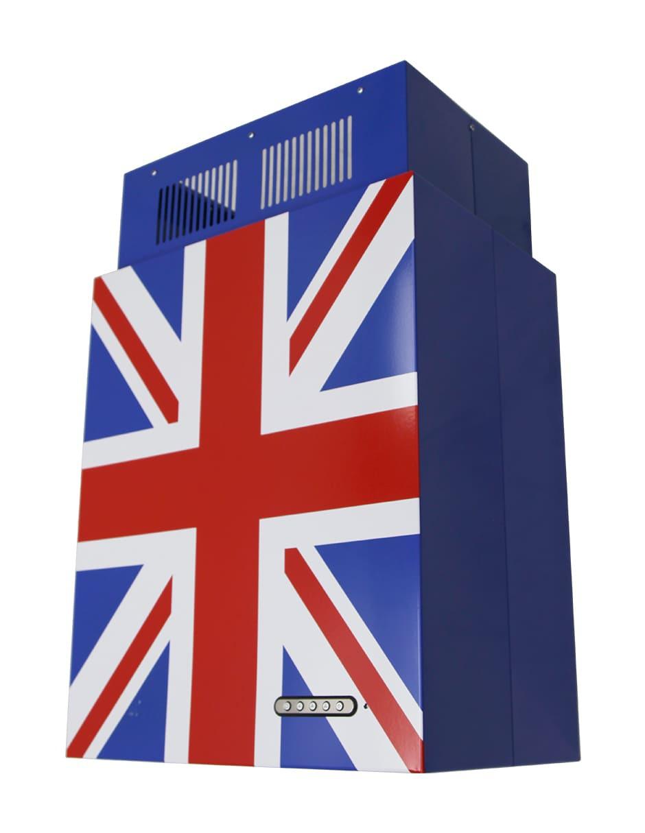 Campana de isla PARIS/UK de aluminio 3