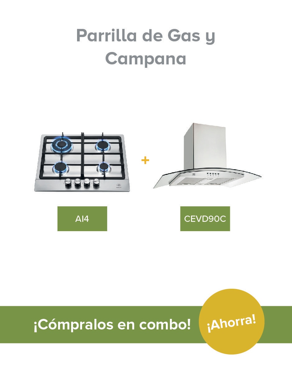 Parrilla a gas lp empotrable 2