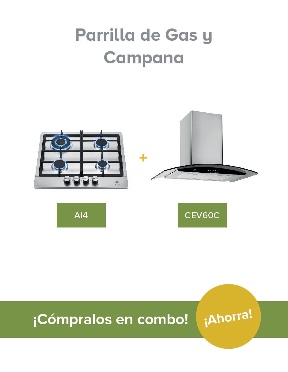 Parrilla a gas lp empotrable 2