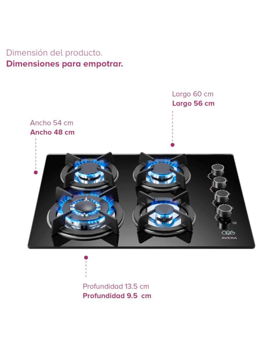 Parrilla a gas lp empotrable 2