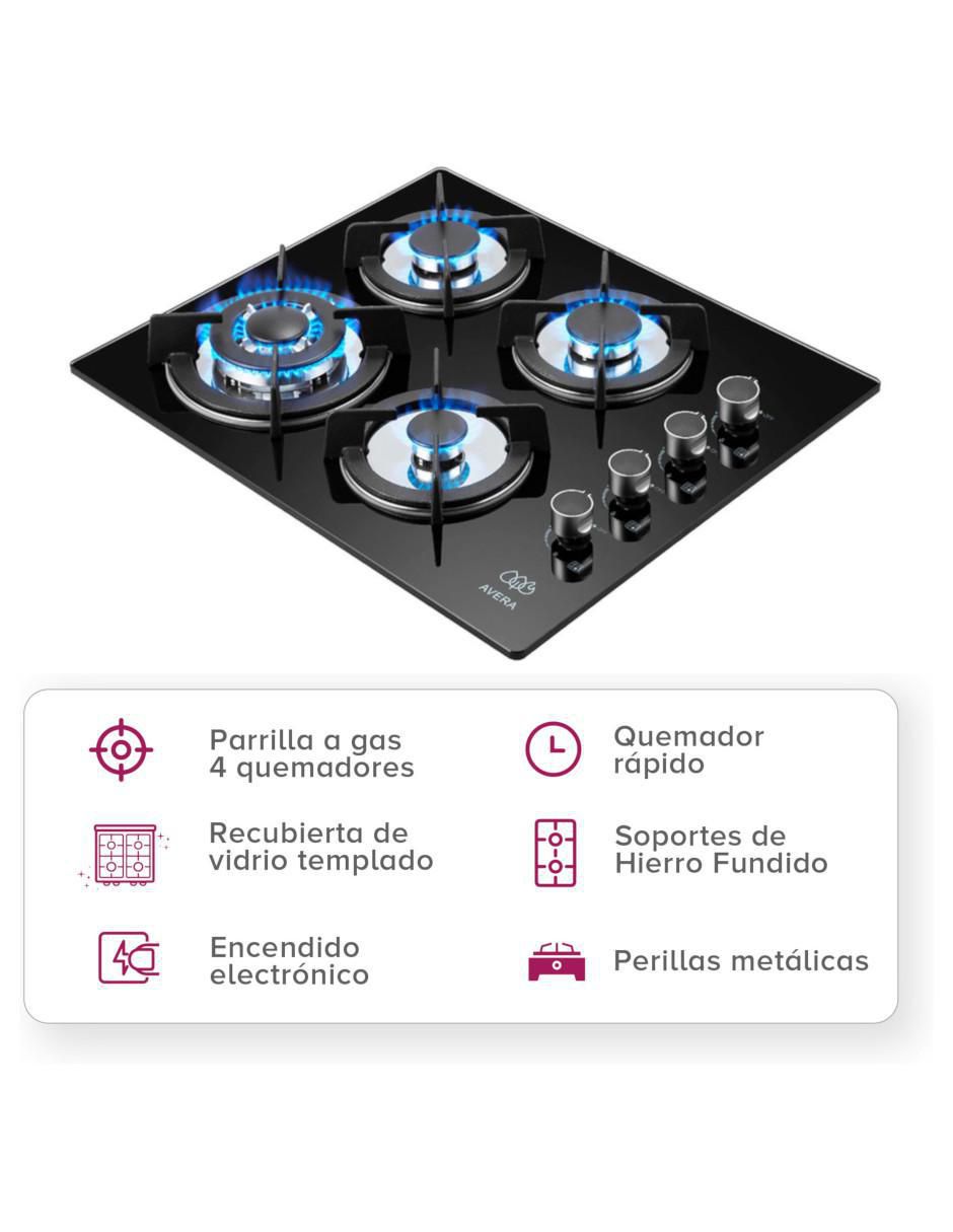 Parrilla a gas lp empotrable 4