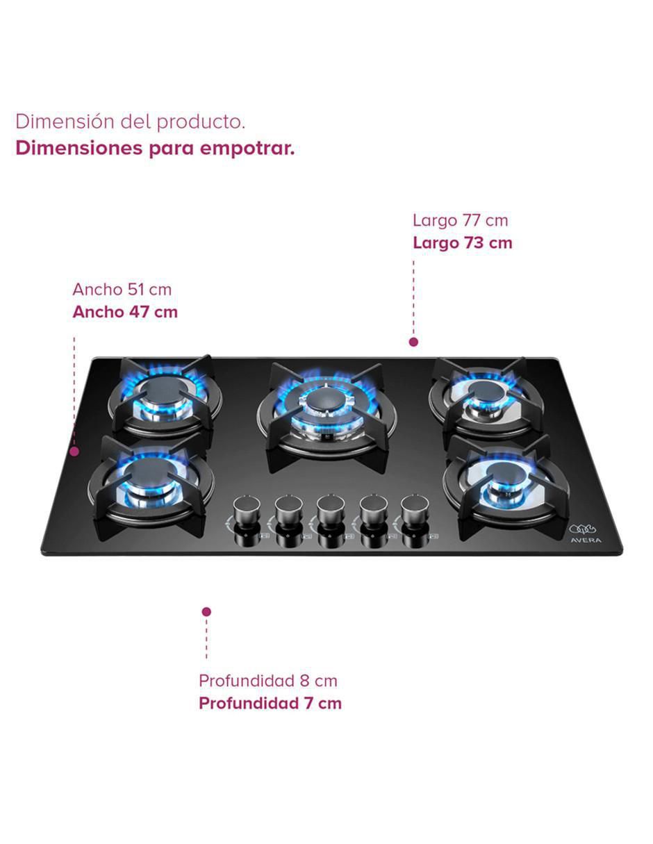 Parrilla a gas lp empotrable 2