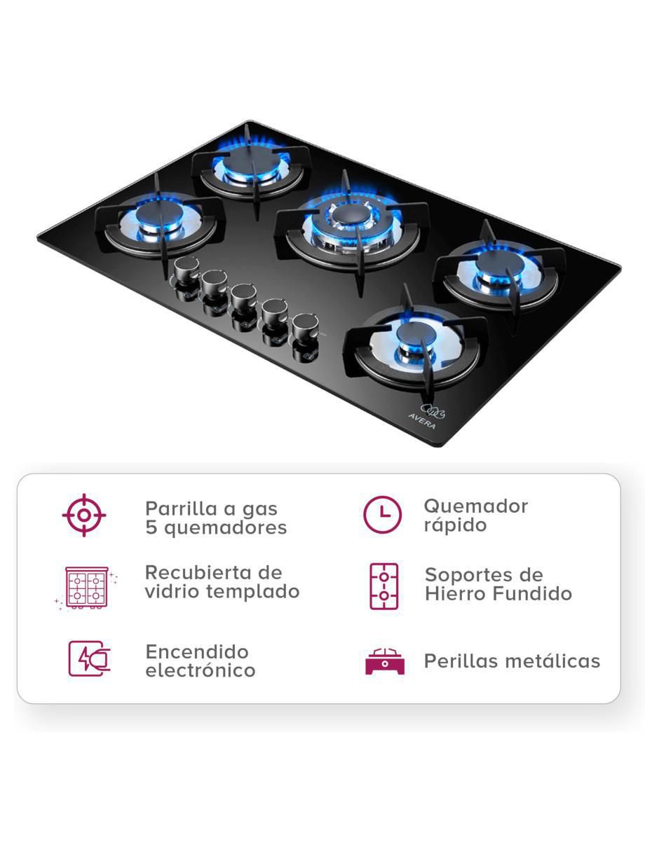 Parrilla a gas lp empotrable 4