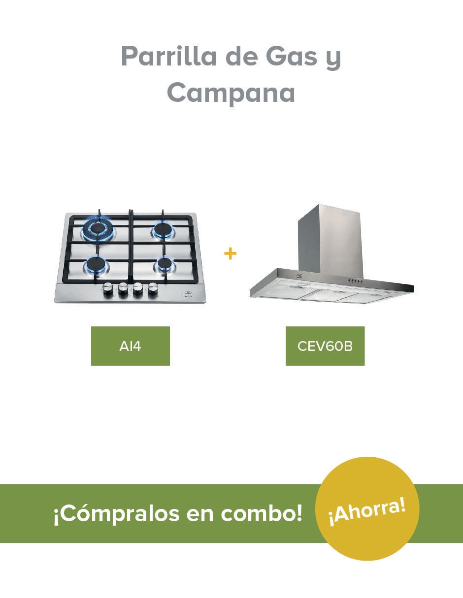 Parrilla a gas lp empotrable 2