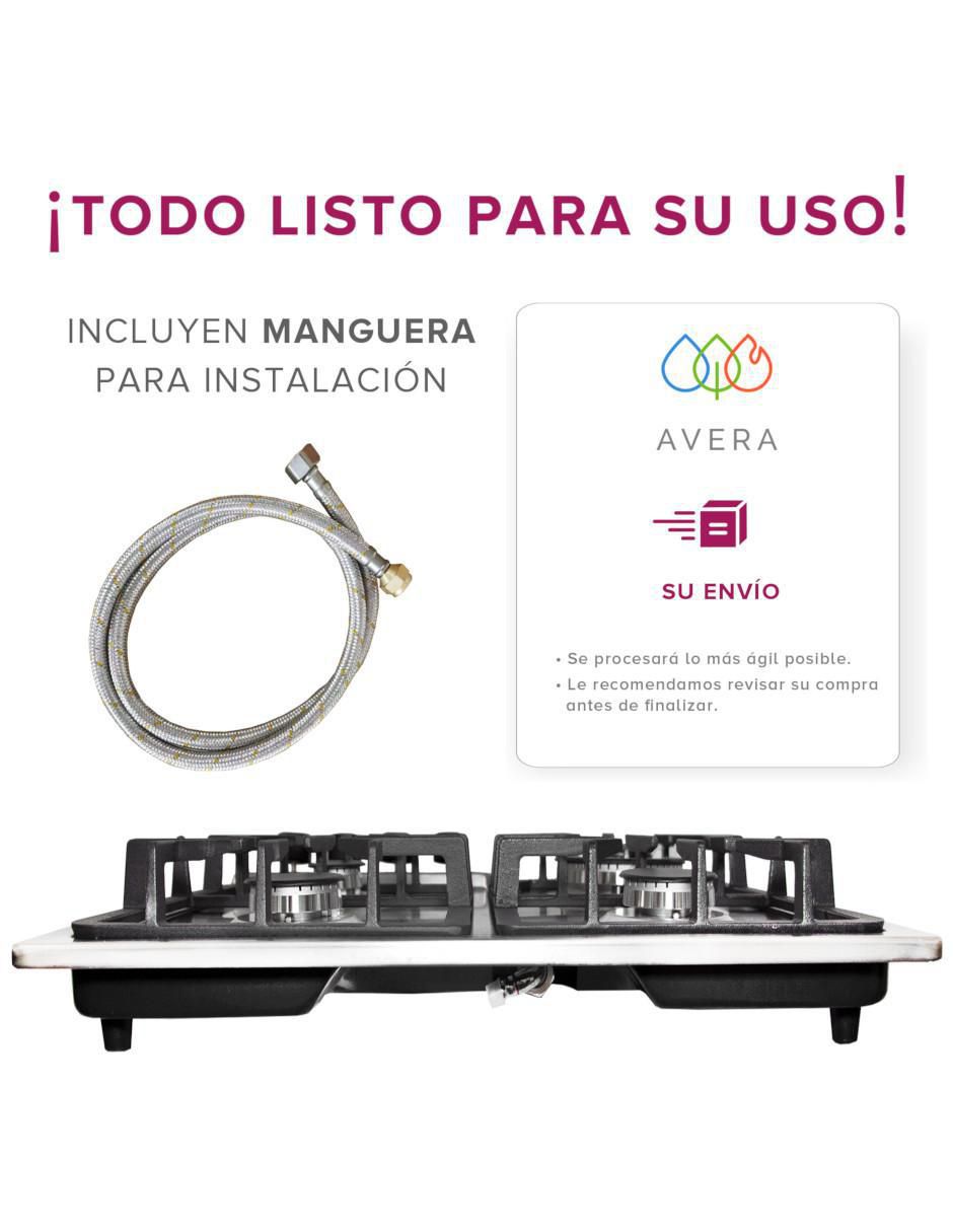 Parrilla a gas lp empotrable 12
