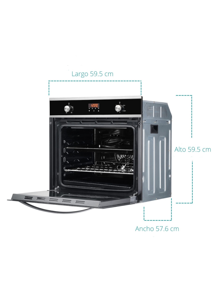 Horno a gas natural HE01LP capacidad 58 L 7