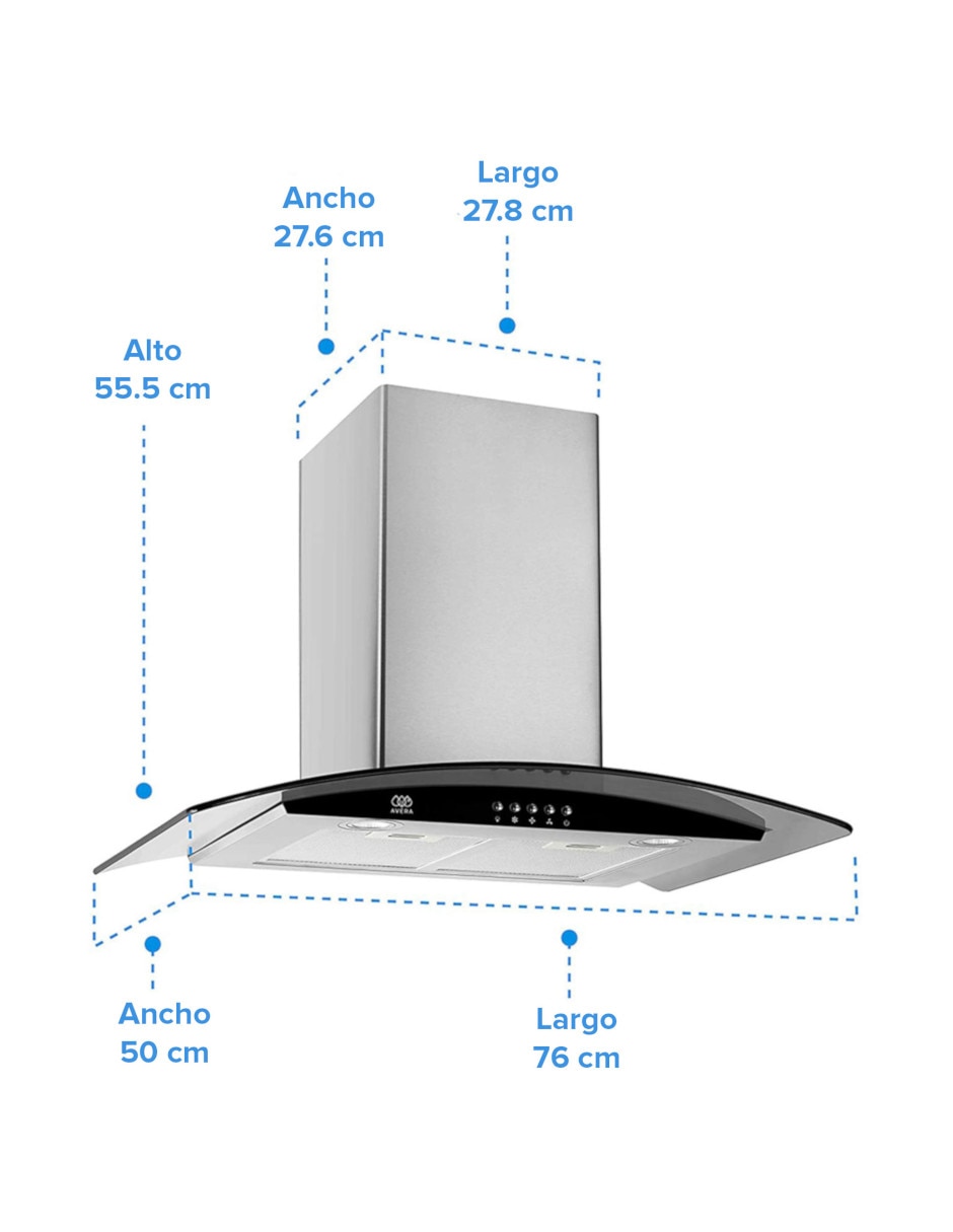 Campana de pared CEV60C de acero inoxidable 6