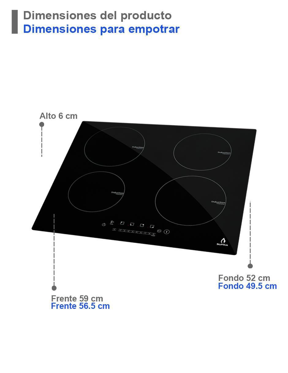 Campana de pared MONTENEGRO de cristal templado 5