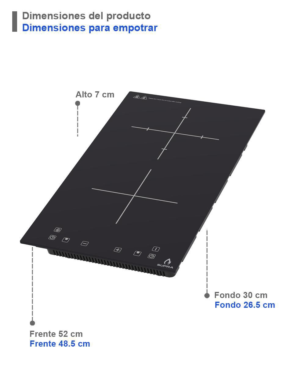 Parrilla eléctrica empotrable 3