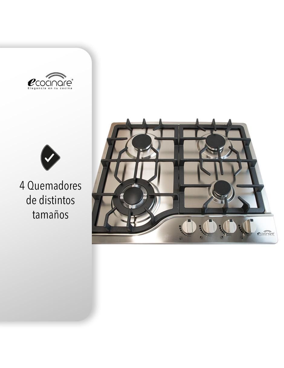 Parrilla a gas lp empotrable 4