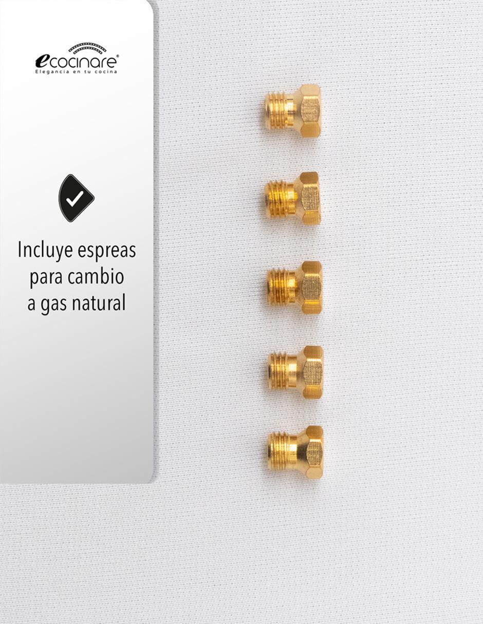 Parrilla a gas lp empotrable 6