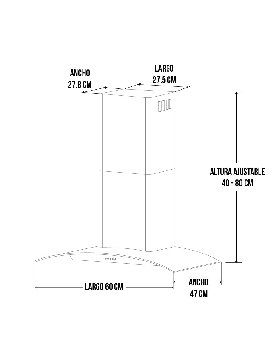 Horno a gas natural PAEM4/CAMPC60C/HGEMP24AI capacidad 55 L 8