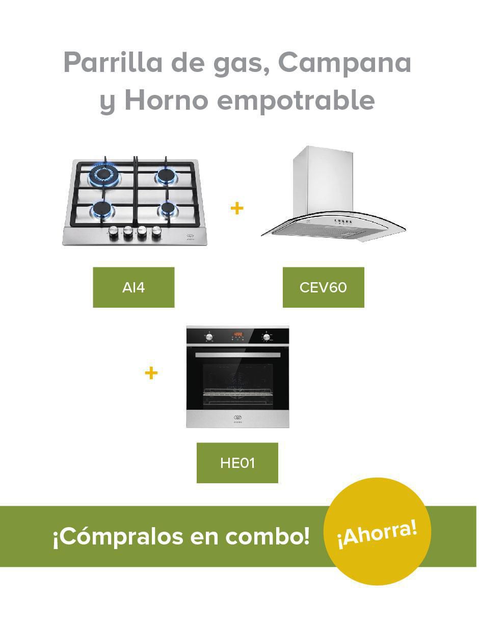 Parrilla a gas lp empotrable 2