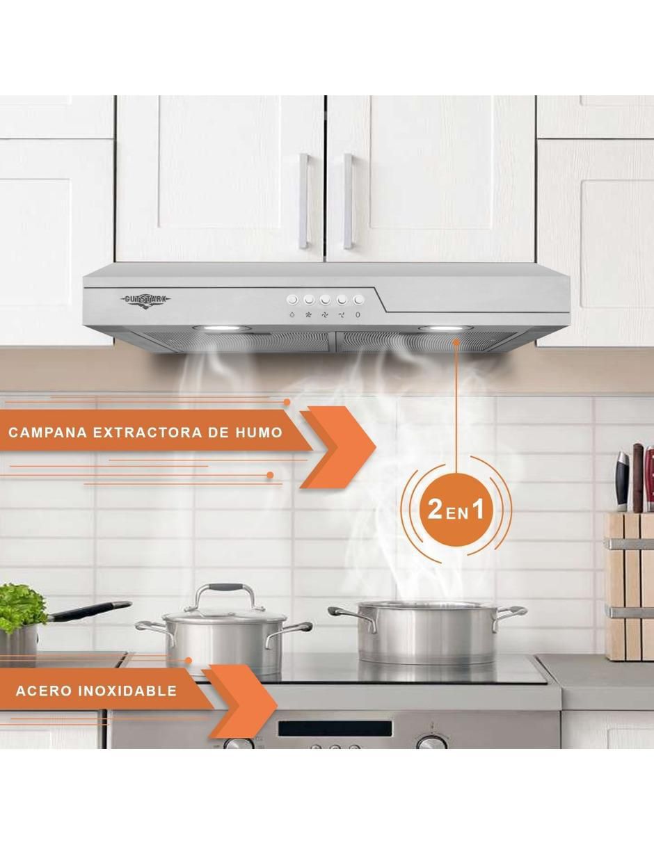 Campana de pared mkz-campa760mgri de acero inoxidable 2