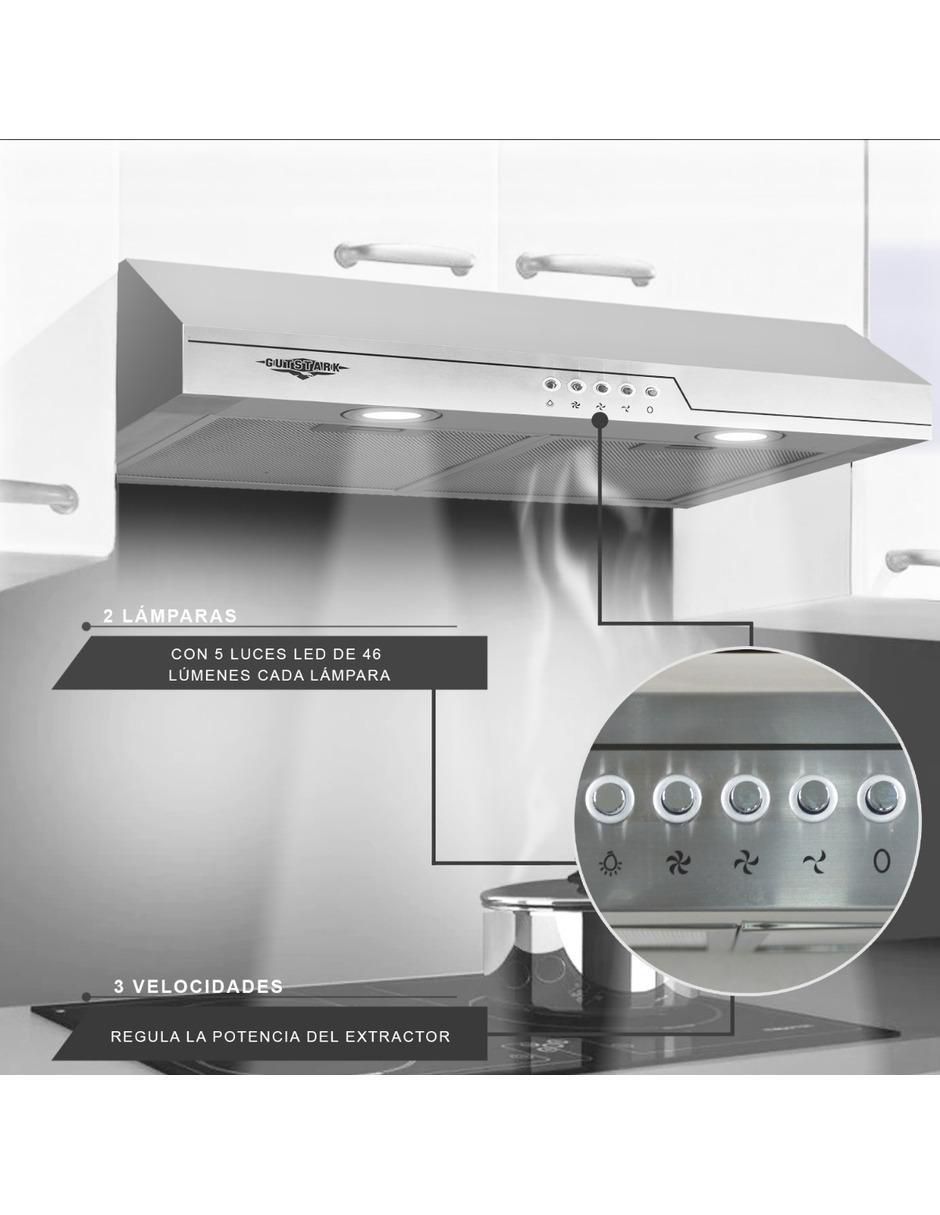 Campana de pared mkz-campa760mgri de acero inoxidable 3