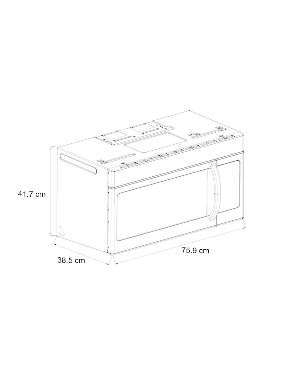 Horno de microondas convencional modelo MLH845SS 6