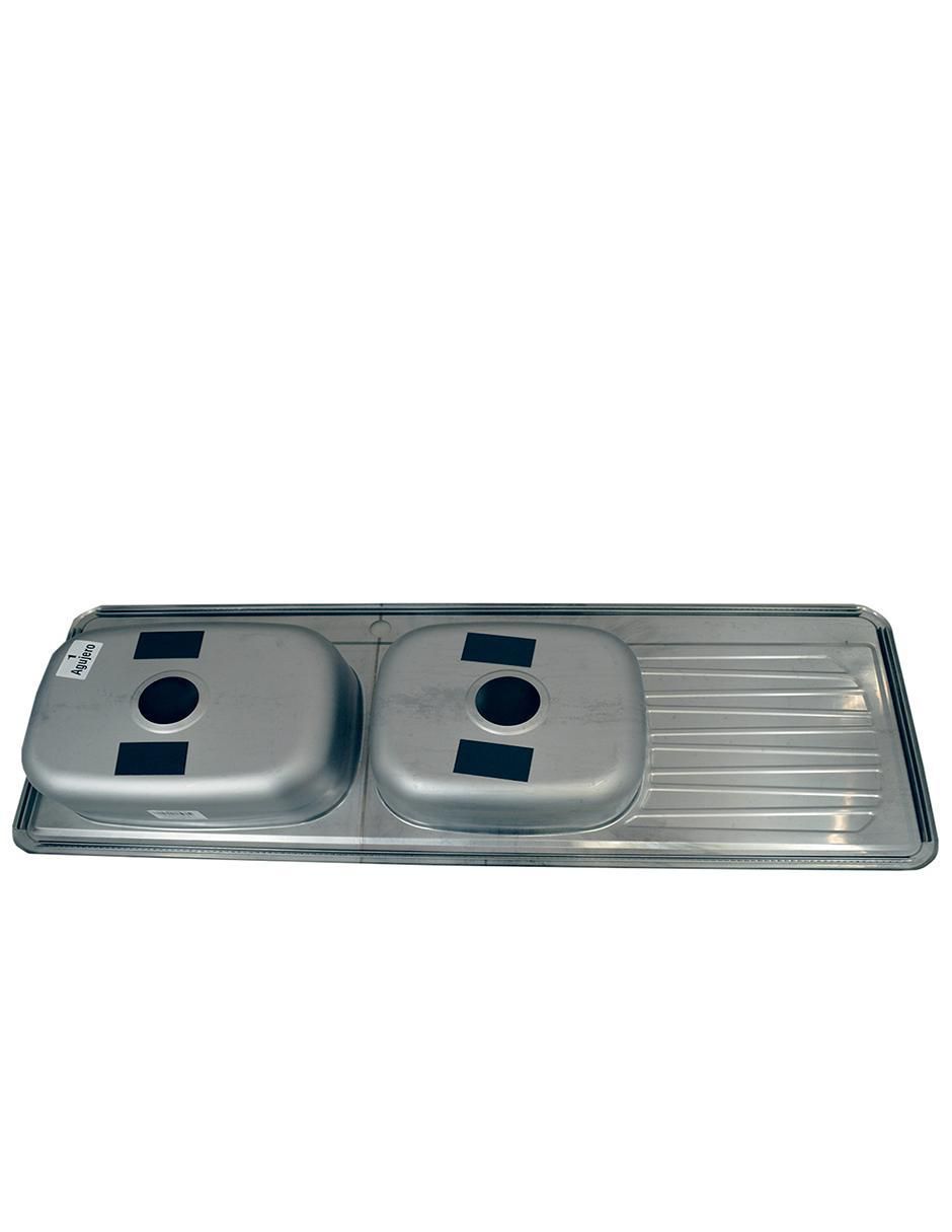 Tarja de acero inoxidable con escurridor izquierdo C211N 3