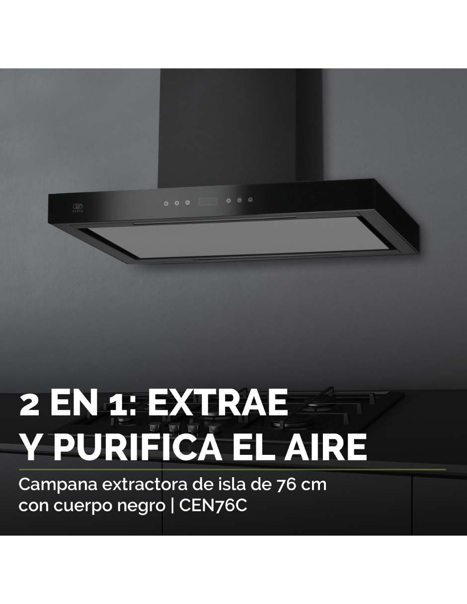 Campana de isla CEN76C de acero inoxidable 6