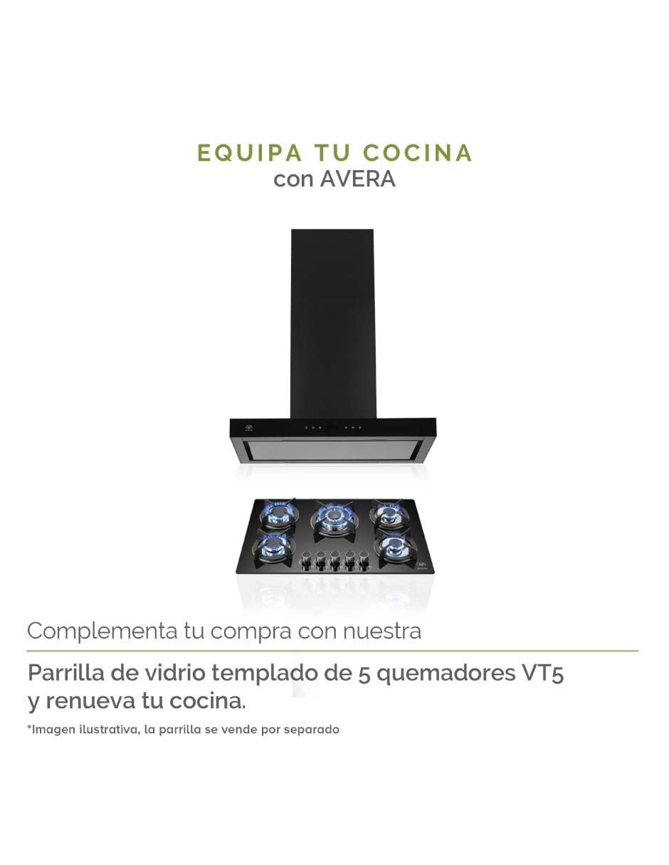 Campana de isla CEN76C de acero inoxidable 7