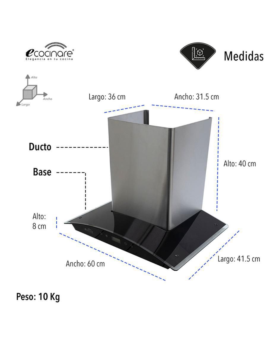 Campana de pared CAMP-02 de acero inoxidable 8